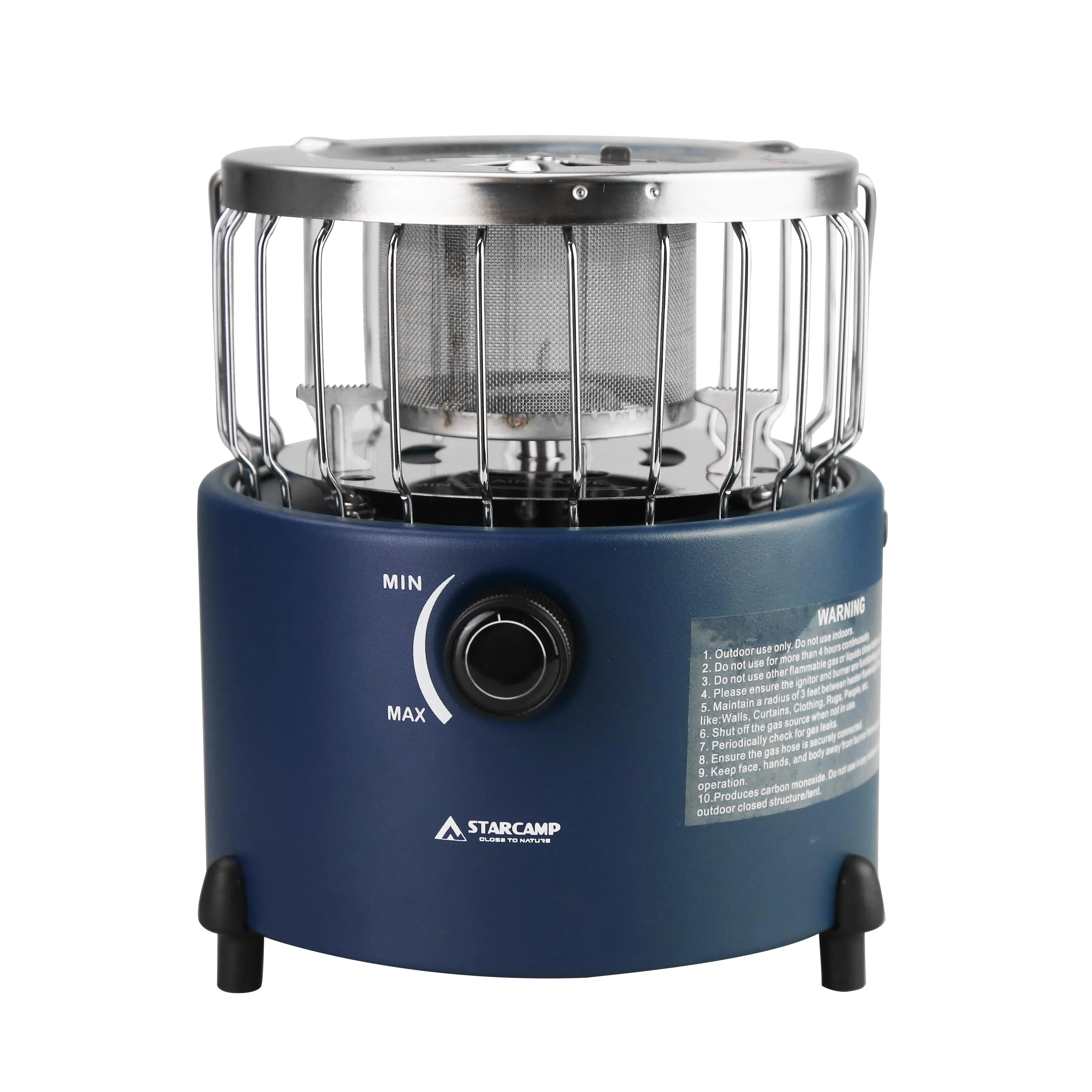 STARCAMP 2000W Outdoor Portable Camping Propane Mini Gas Heater and Stove 2 in 1