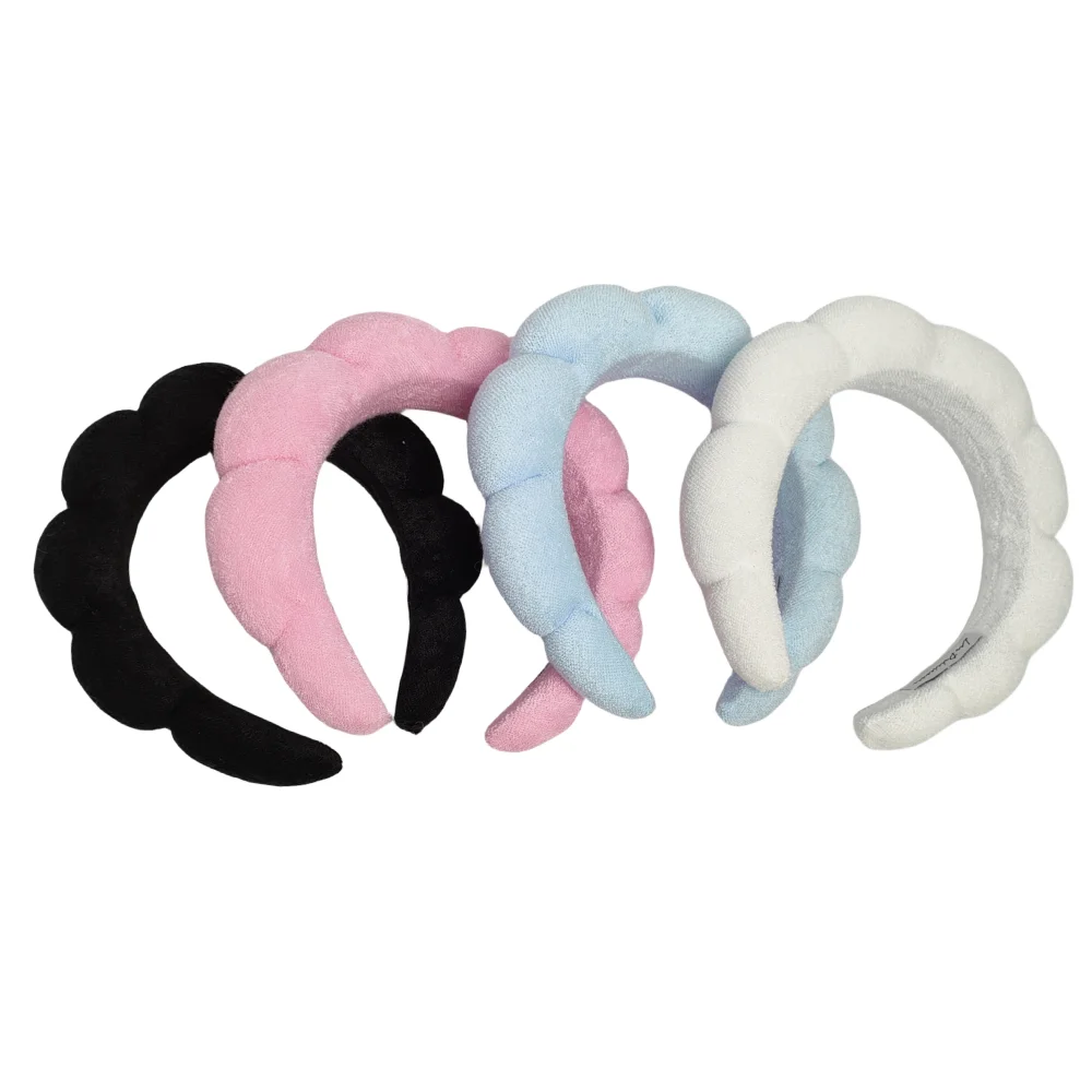 Hot Selling Headbands For Women Hair Accessories Solid Colorful Luxury Fashion Spa Hairband For Girls