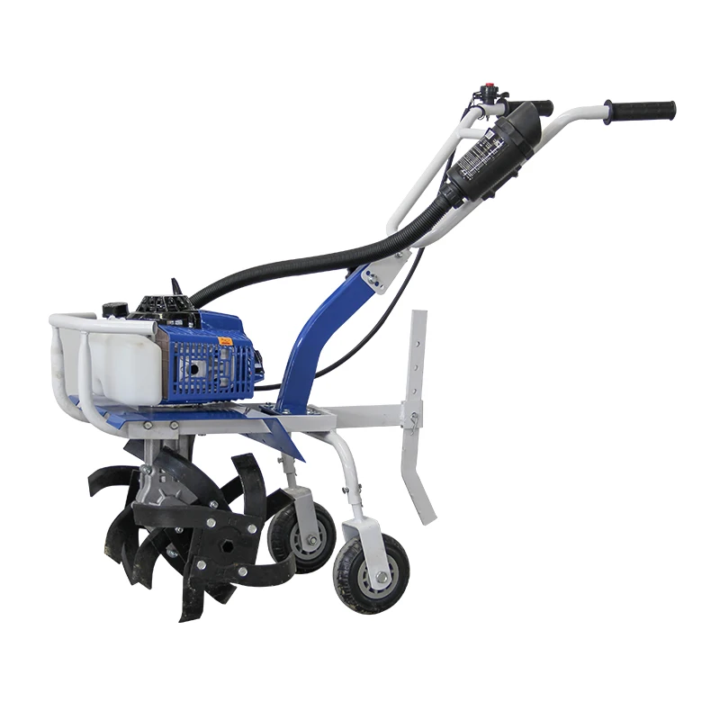 FUMAI 63CC two stroke agriculture horticulture mini power tiller machine ploughing machine mini weeder tiller