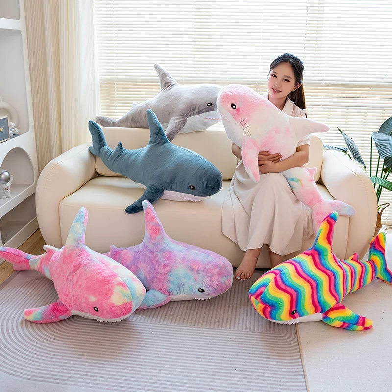High Quality Cartoon Plush Toys Custom Giant Shark Stuffed Animal Toy Cute Doll For Children