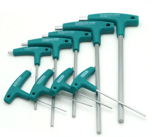 T-Handled SAE Hex Key Set Wrench with cheap price