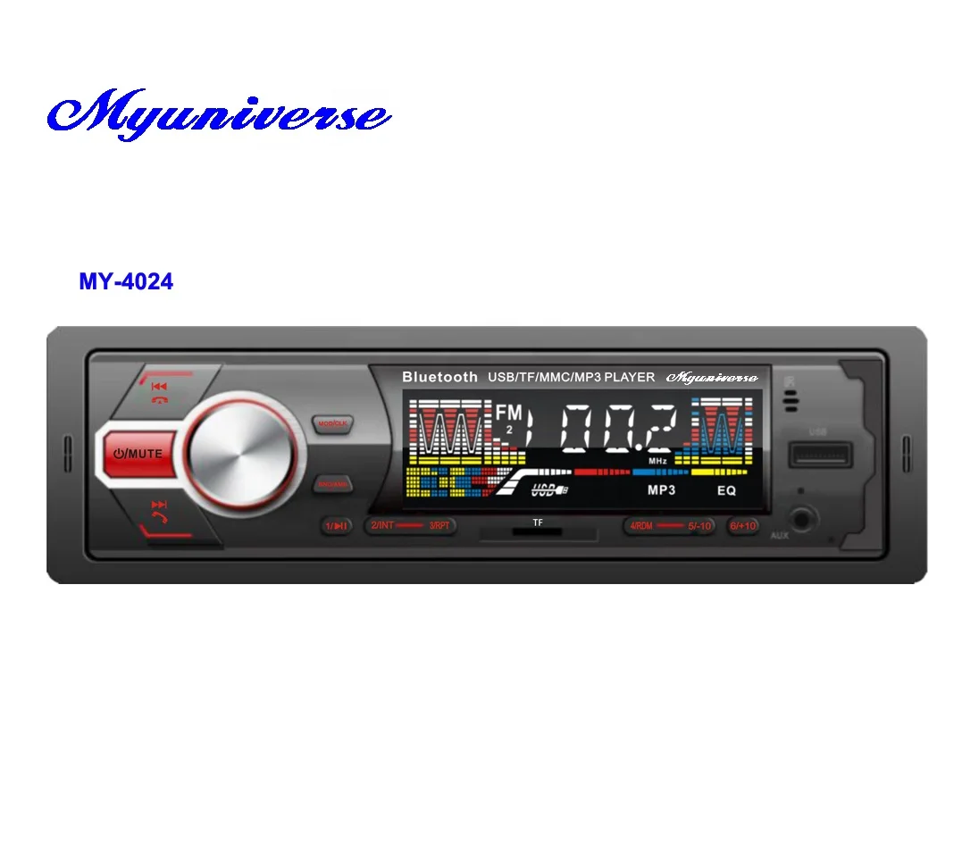 
2020 HOT car radio mp3 player with usb sd fm bluetooth remote control power charge car ampliflier car studio radio 