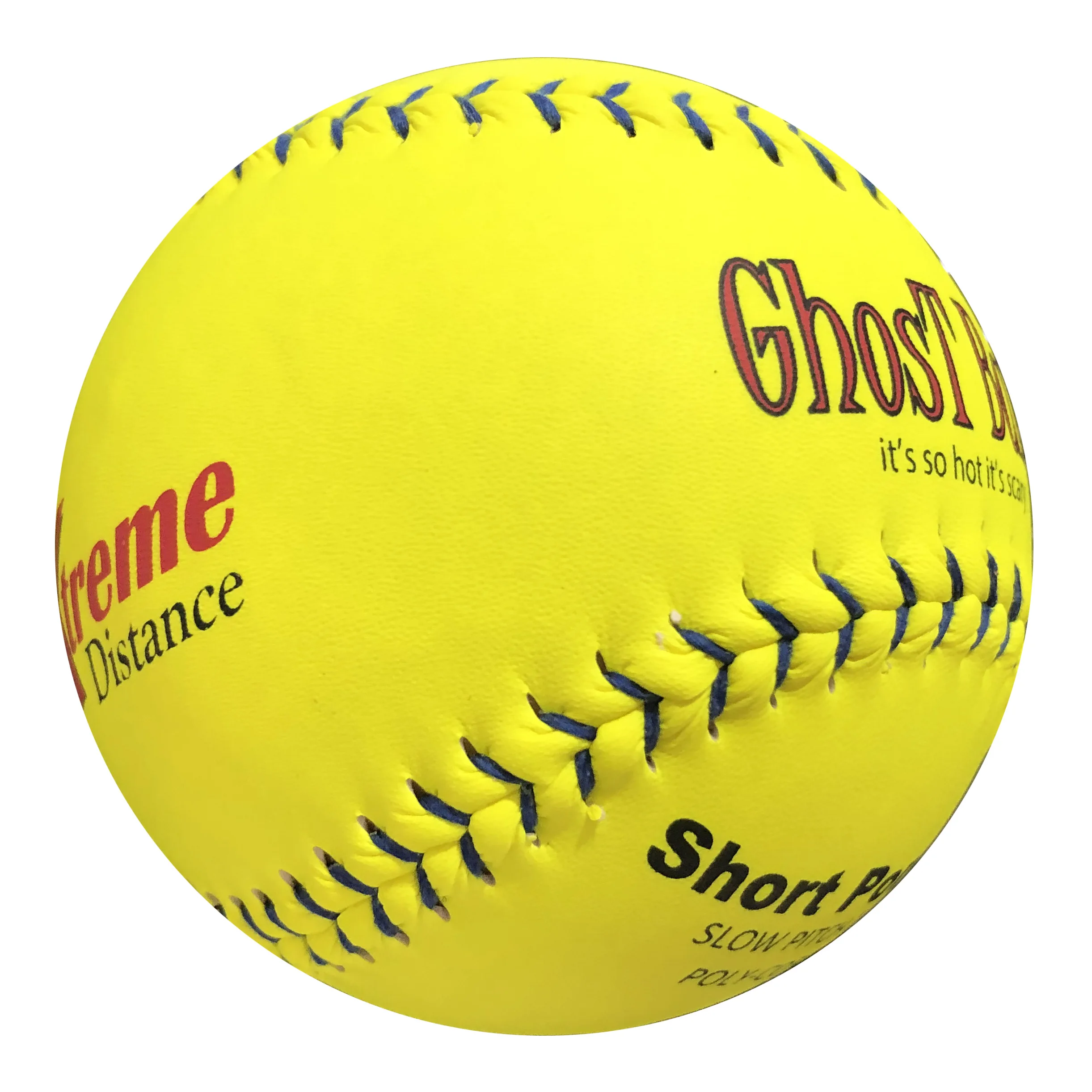 slow pitching composite leather+ .cor 44,525 lbs poly core 12' custom logo official size and weight game quality softball