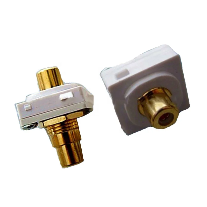 Clipsal Model RCA connector Female Gold -plated AV Socket