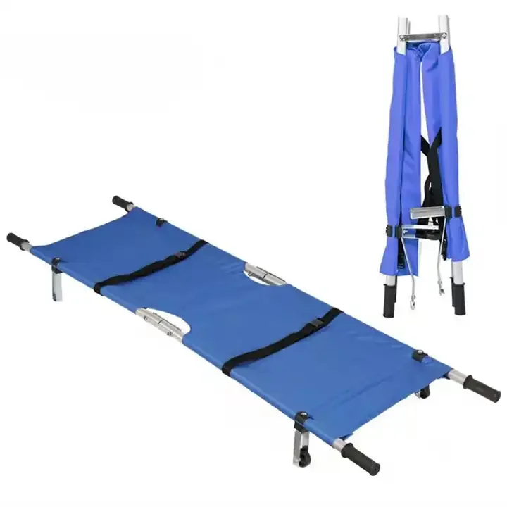 Factory direct sales of convenient sturdy emergency medical fold stretcher