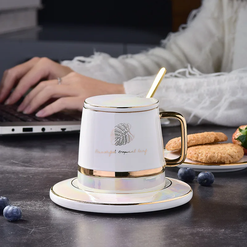 First-class authentic coffee cup and saucer set simple afternoon tea ceramic cups can be customized