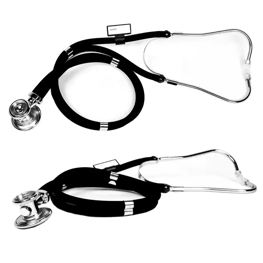 Dual-use Professional Medical Stethoscope Manual Class II Instrument Steel Metal Plastic CE Manual Blood Pressure Monitor 1years