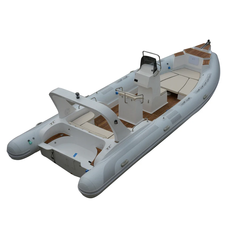 25ft RIB 760 орка гипалон патруль стекловолокно двойной V корпус ребра надувная лодка