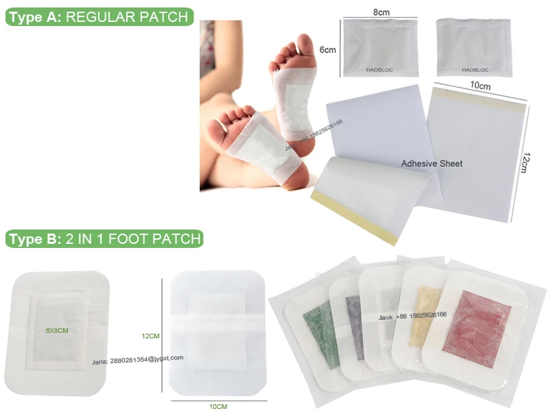 Detoxifying Haobloc Foot Detox Patches Effect Secondair Ginger Detox Foot Patch