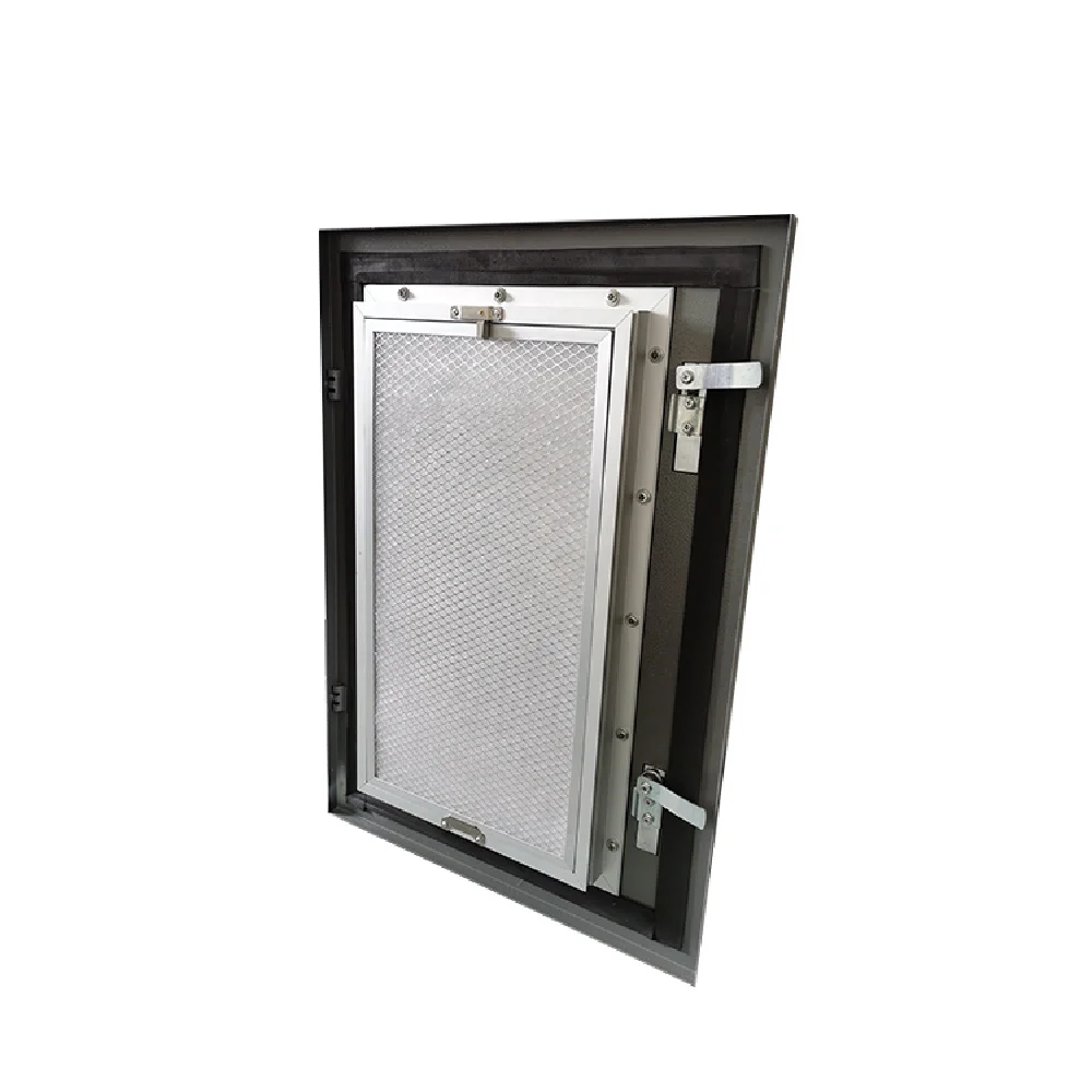 IP55 axial fan filter Electrical cabinet fan filter dust proof filter Louver