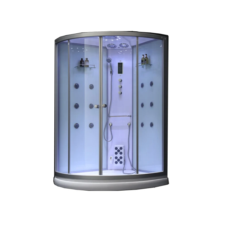 Steam Shower Cubicles wet sauna personal massage shower  combo hydromassage box  douche Leisure health care wet humid heat