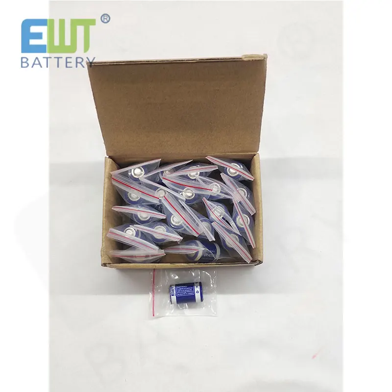 Flashlight Battery ER14250 3.6V 1200mAh 1/2AA Lithium Lisocl2 Li-ion Battery