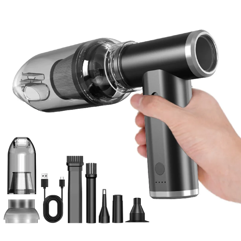 2 in 1 100000rpm vacuum cleaner air duster jet fan car dust blower bbq fan portable air blower for computer cleaning