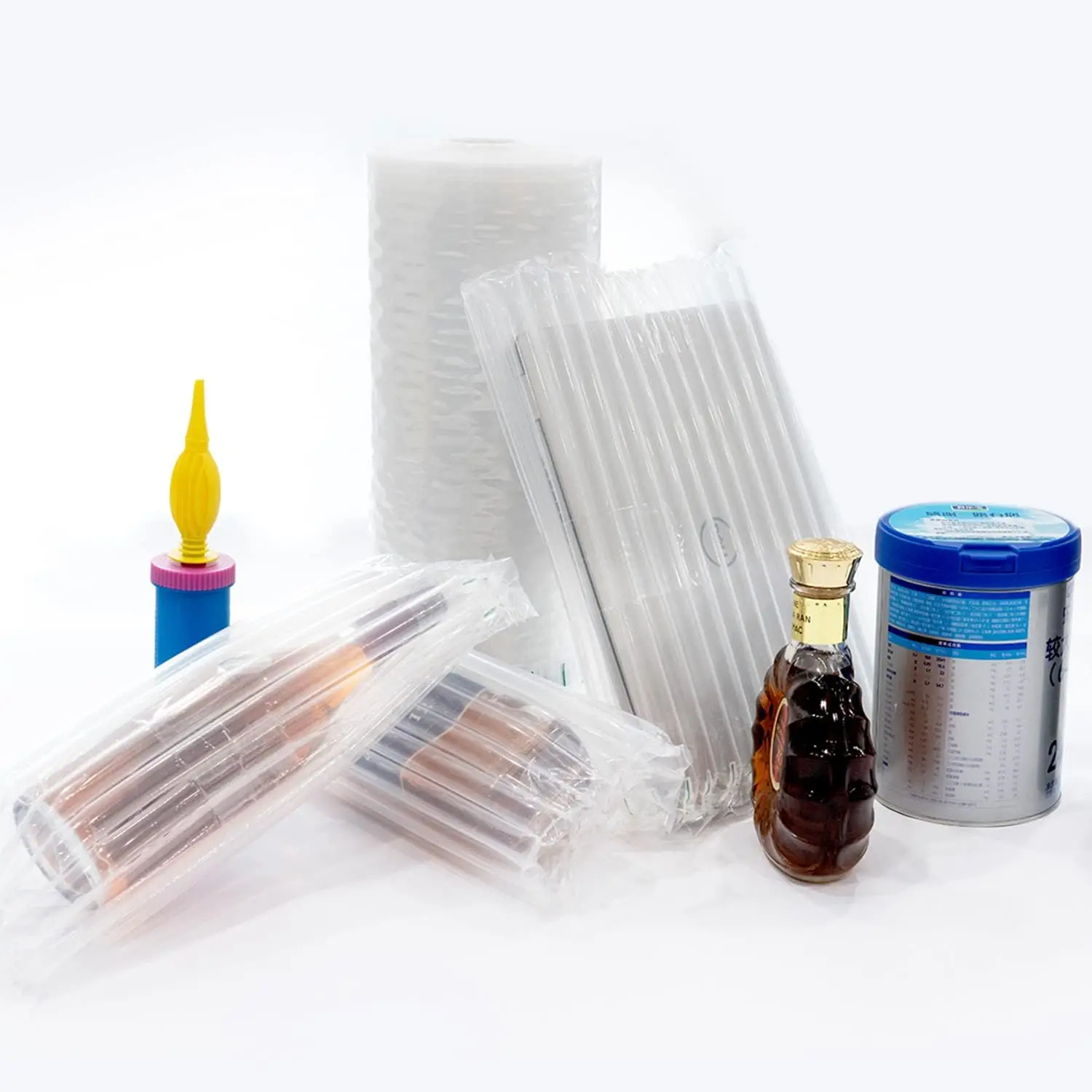 CTCX Factory Inflatable Air Bubble Cushion Film Cushioning Packaging Material Plastic Air Cushion Bubble Packaging Film