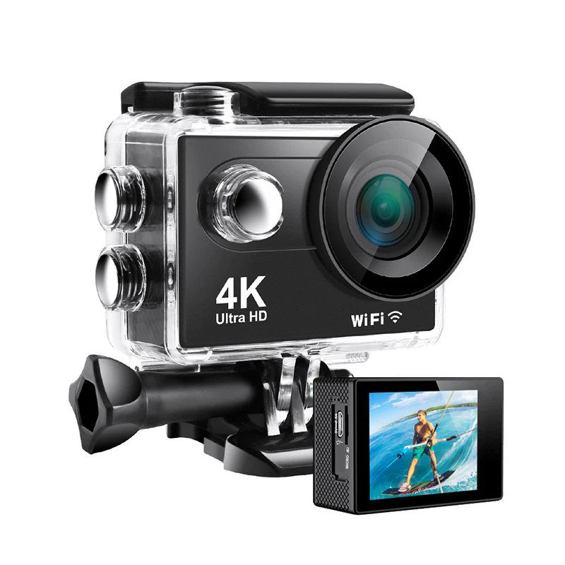4K экшн-камера водонепроницаемая FHD1080P WiFi Спортивная камера для улицы с функцией стабилизации