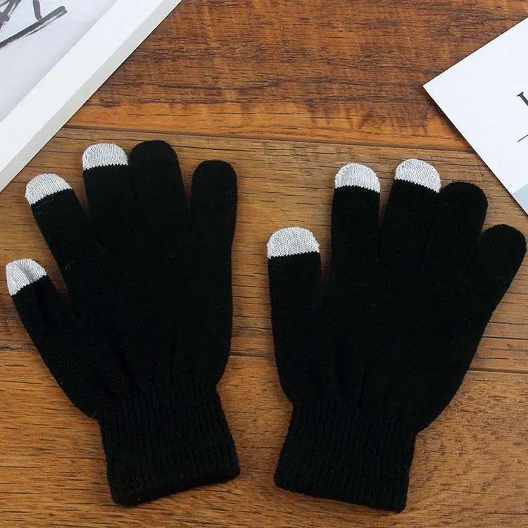 Winter Tactile Texting Touchscreen Acrylic gloves touch screen warm glove for Cell Phone