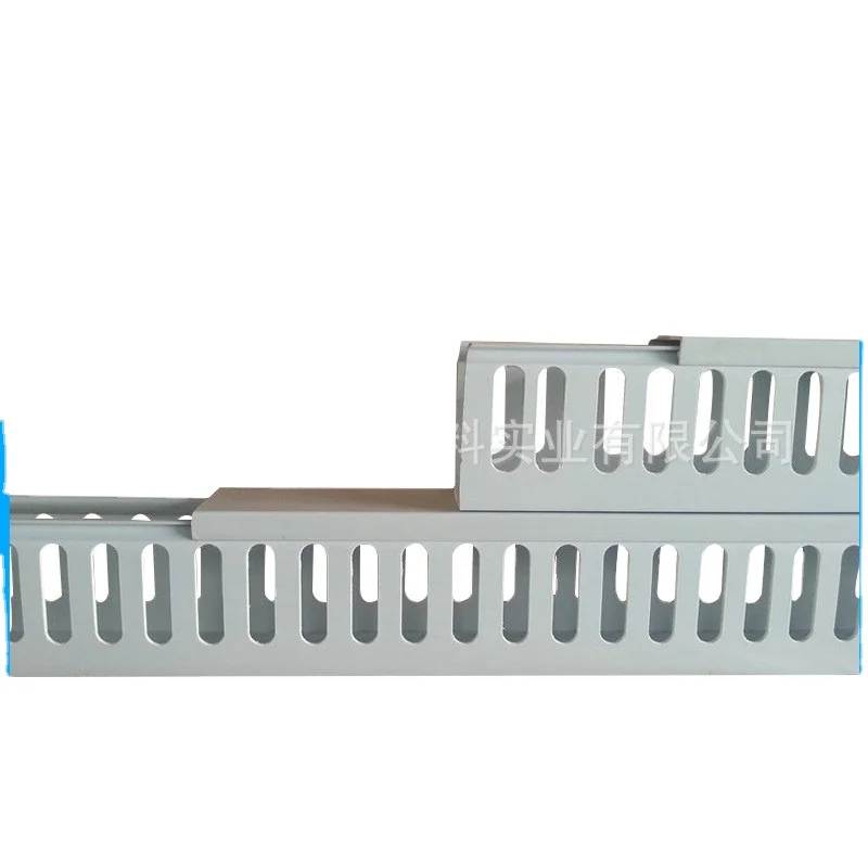 30X30mm Slotted PVC Cable Trunk Wiring Ducting 100mm