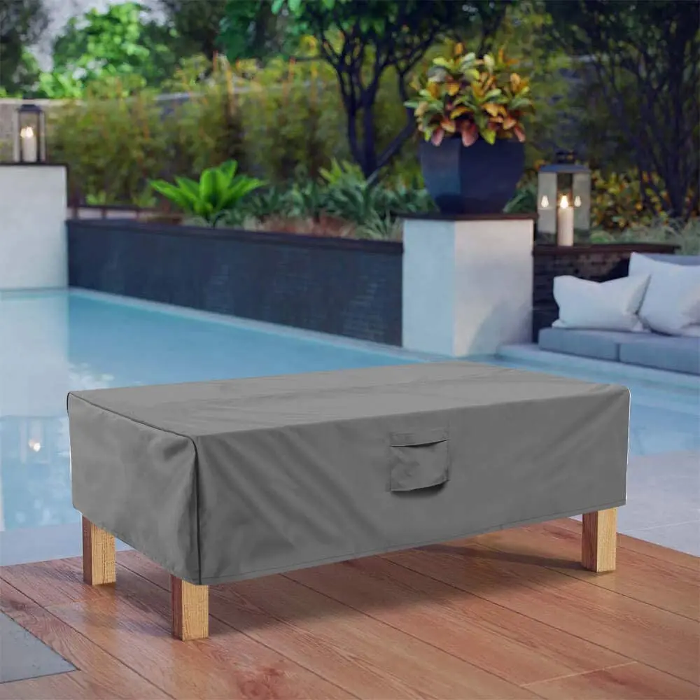 Durable Waterproof Outdoor Furniture Rectangular Coffee Patio Table