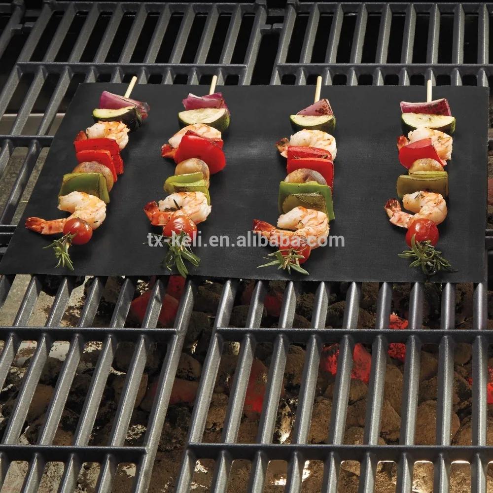 fireproof ptfe non-stick bbq grill mat cooking sheet oven liner