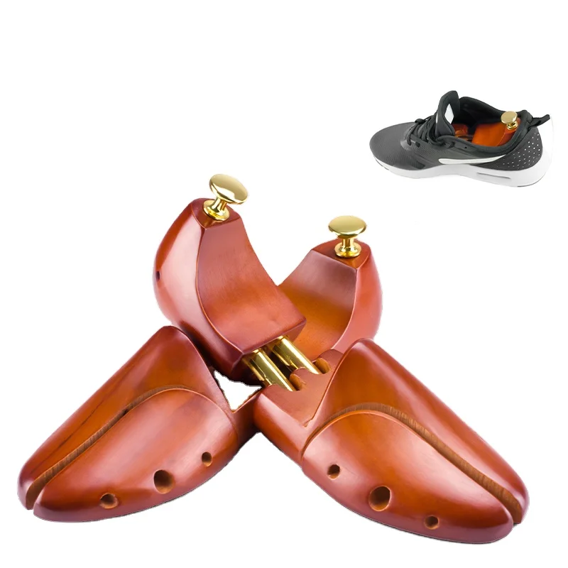 CUSTOM 100% Natural Red Cedar US Size Cedar wooden Shoe Tree For Men Double Tube Shoes Stretcher