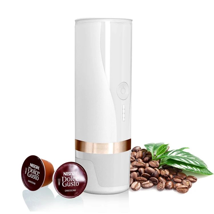 Micro Portable Handheld Automatic Coffee Maker Heated Multifunctional Grinding Coffee Powder Capsule Dual Purpose