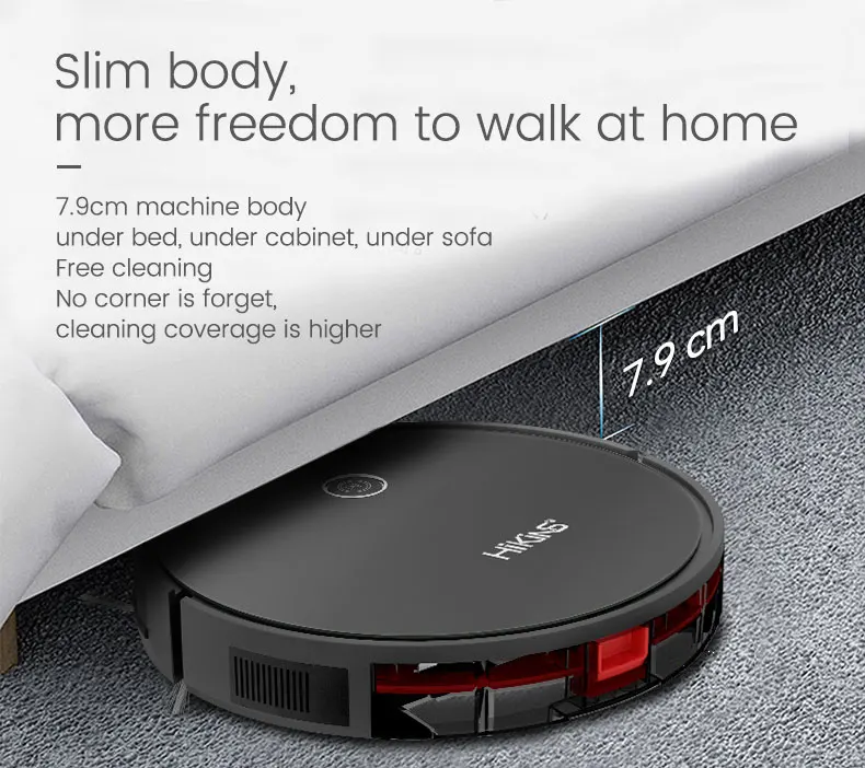 2000Pa Wet and dry Smart robot Vacuum floor cleaner HKS-888 with wifi function