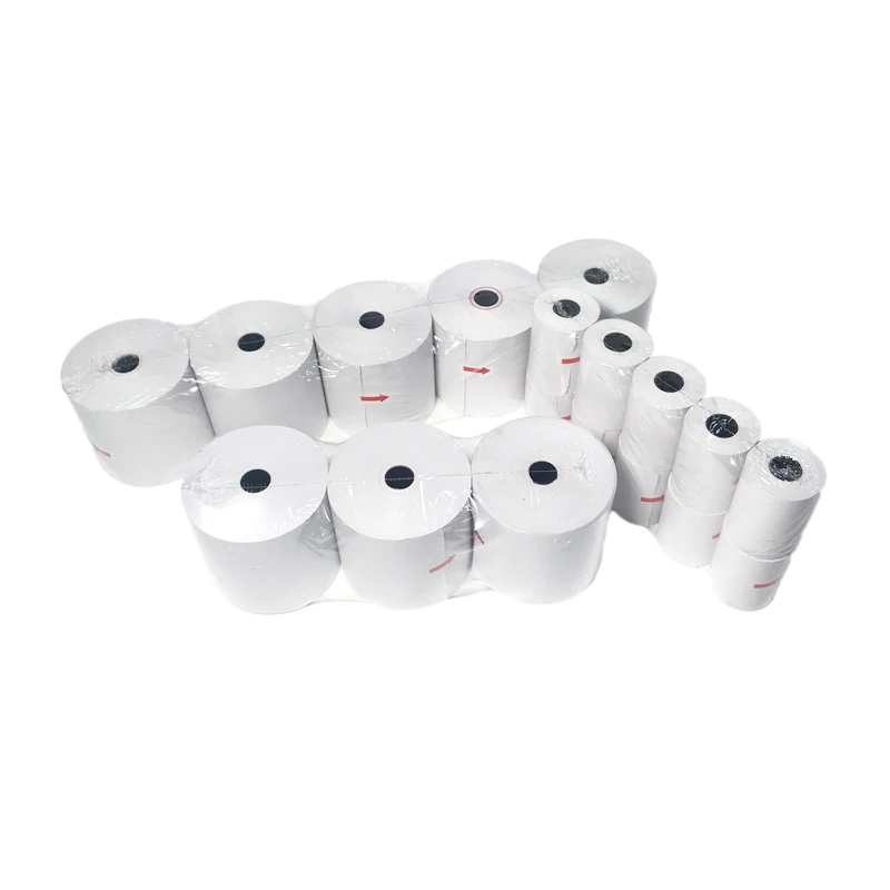 Free Sample Thermal Paper Roll 80*80 Factory Thermal Cash Receipt Paper Pos Paper Roll BPA Free