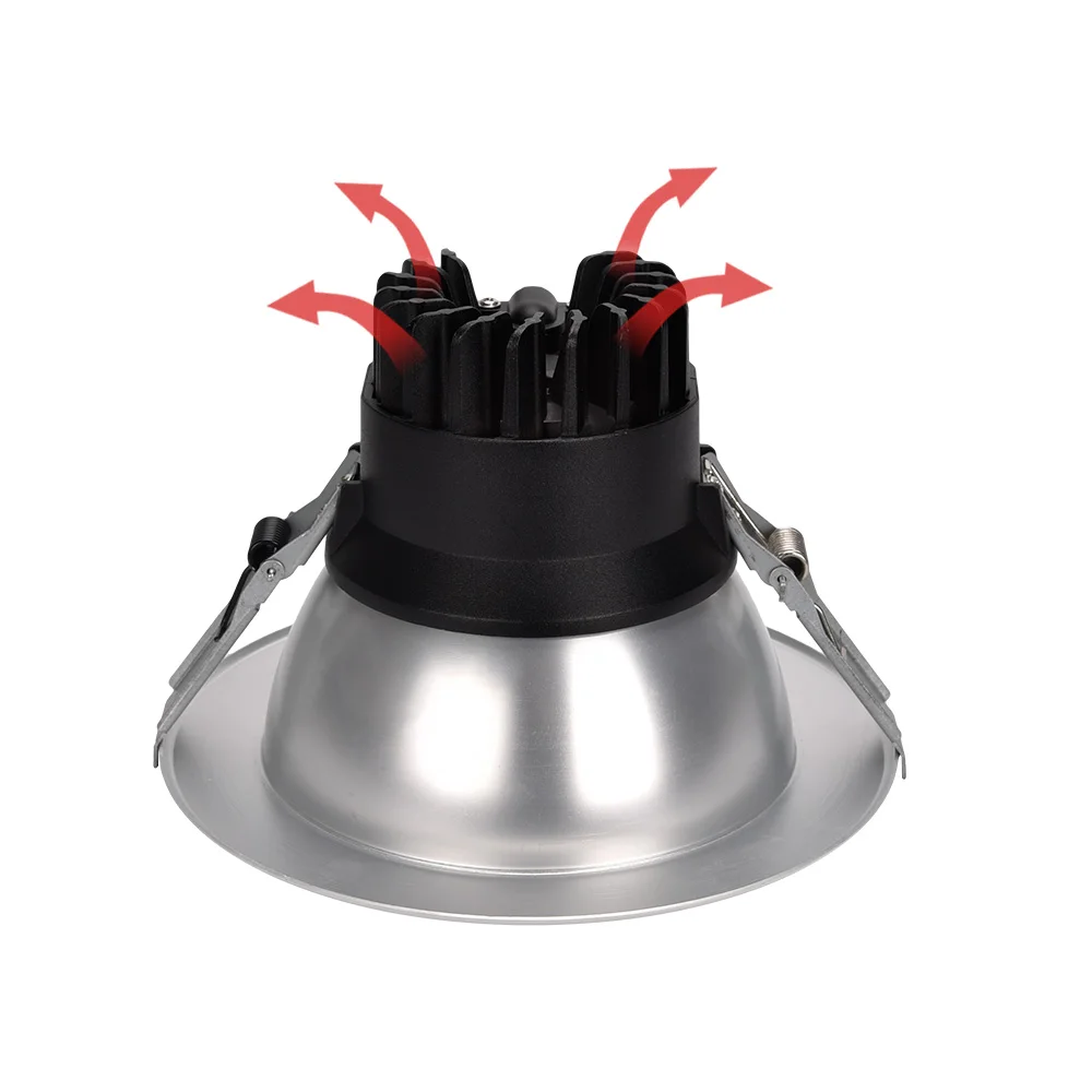 High Power Recessed led down light cob  15W 20W 30W 40W