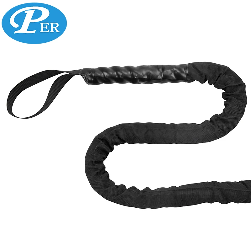 Оптовая продажа, оборудование для спортзала, Боевая веревка, хорошая эластичность, прочные боевые канаты для тренировок