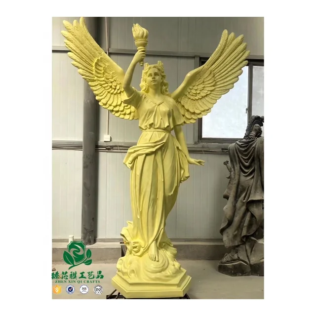 Чжэнь xin Ци ремесла на заказ открытом воздухе в натуральную величину статуи Ангела Смерти бронзовая статуя женщины скульптура для продажи