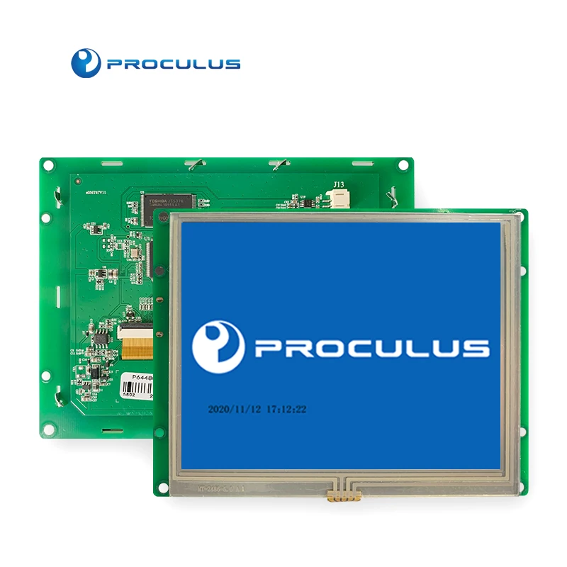 Proculus 5.6 inch ODM system TFT LCD panel HMI GUI graphic user interface embedded touch display module
