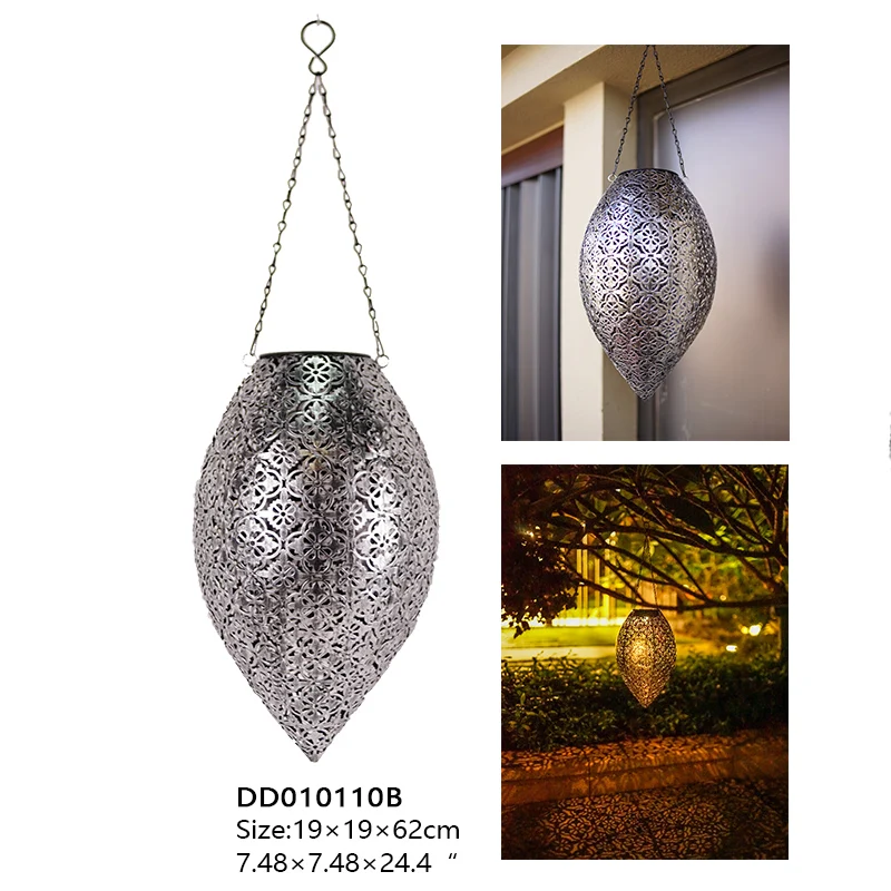 Ночник садовый на солнечной батарее, ажурный теневой фонарь с цветами, уличное освещение, водонепроницаемый Ландшафтный декоративный светильник