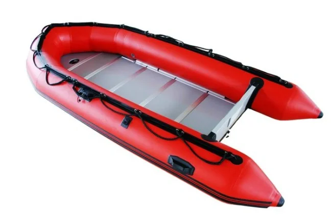 PVC Fishing Boat Inflatable Air Boat Double Room Drifting Diving Boat Fishing Accessory
