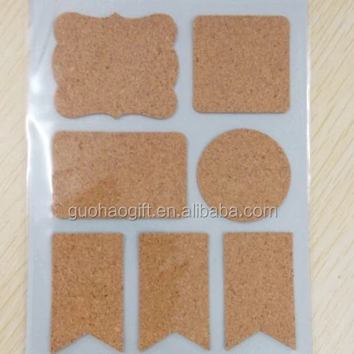 Wholesale Handmade Cork Sticker For Scrapbook DIY Decorative