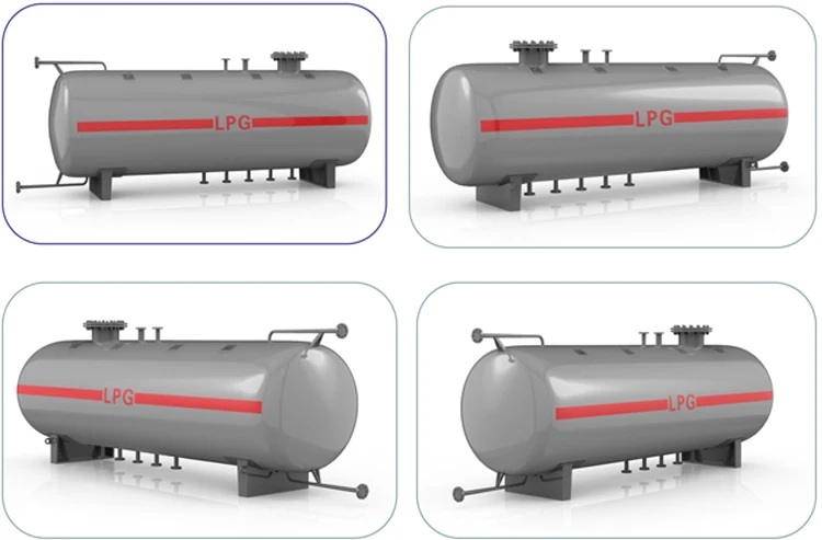 По индивидуальному заказу 15000 литров углеродистая сталь сжиженного аммиака резервуары для хранения