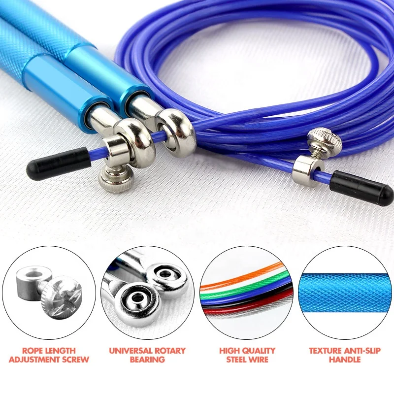 Aolikes #3202 High Fast Speed Rope Jump Rope Skipping Rope For Fitness