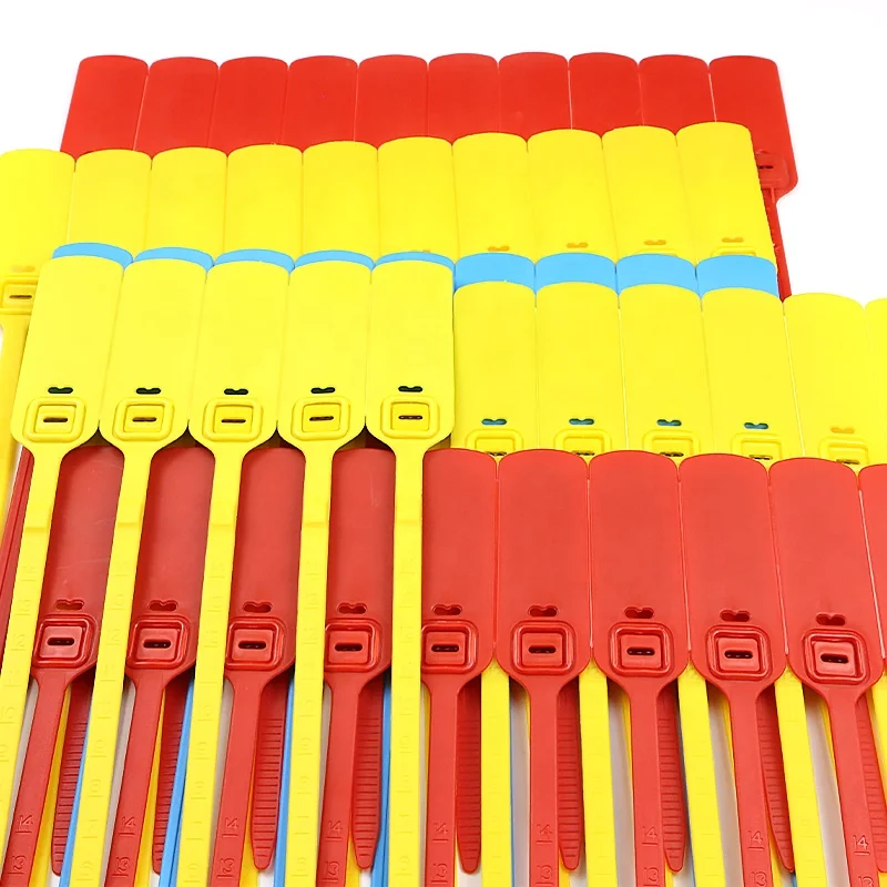 SK3007P Hot selling strong strap plastic seal with metal insert Multi purpose plastic seal