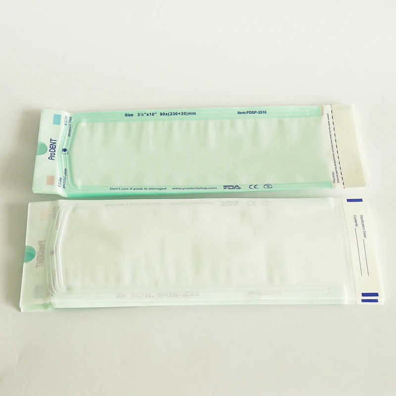 Autoclave Sterilization Medical Self Sealing  Pouch Sterilizer Bag for Dental Instruments Packaging