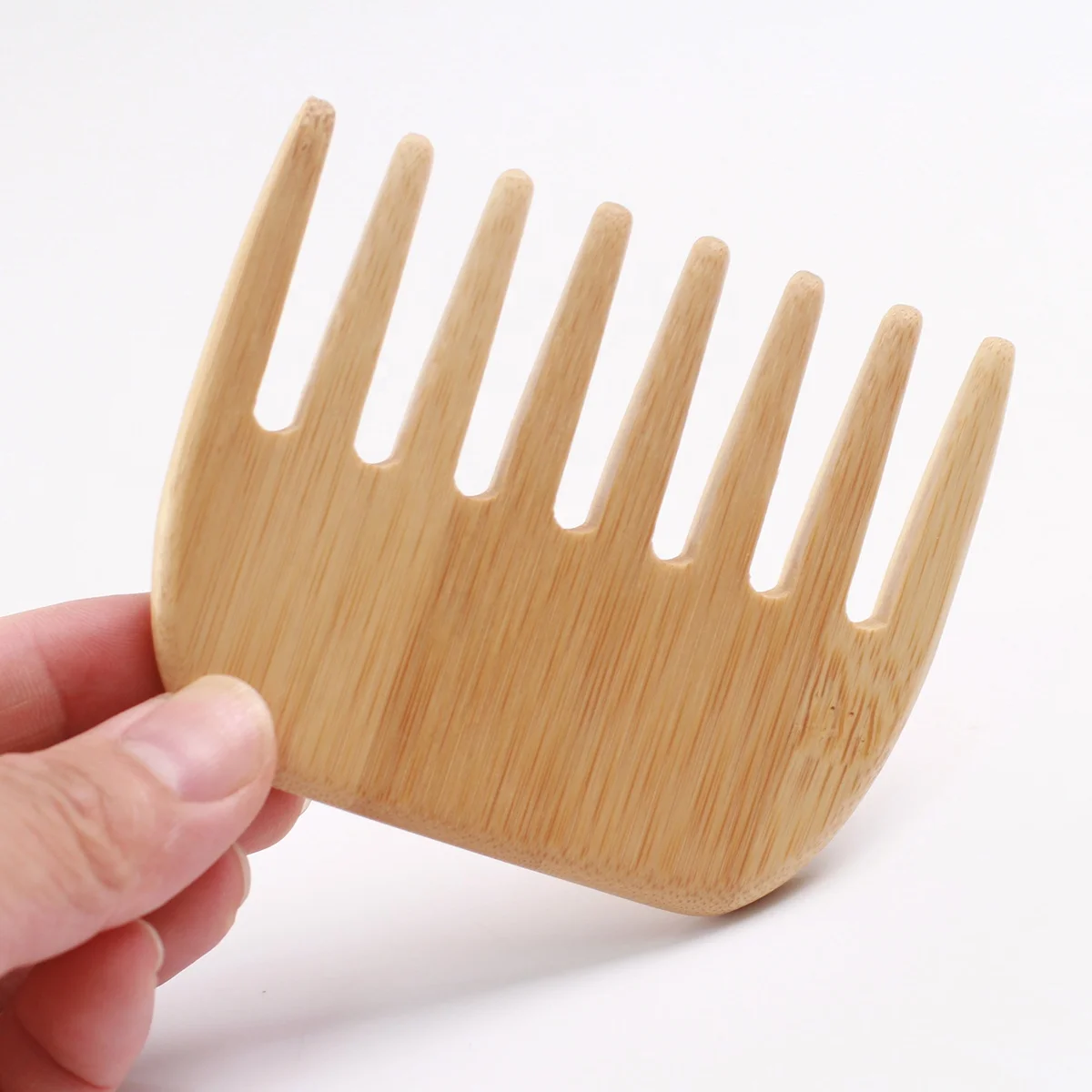 Amazon Hot Small Travel Purse Hair Detangling Comb Pocket Wide Tooth Comb Beard Comb