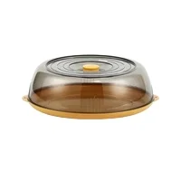 Теплая тарелка для еды с крышкой, домашнее хранение, Пыленепроницаемая композитная тарелка для хранения еды, набор крышек для еды