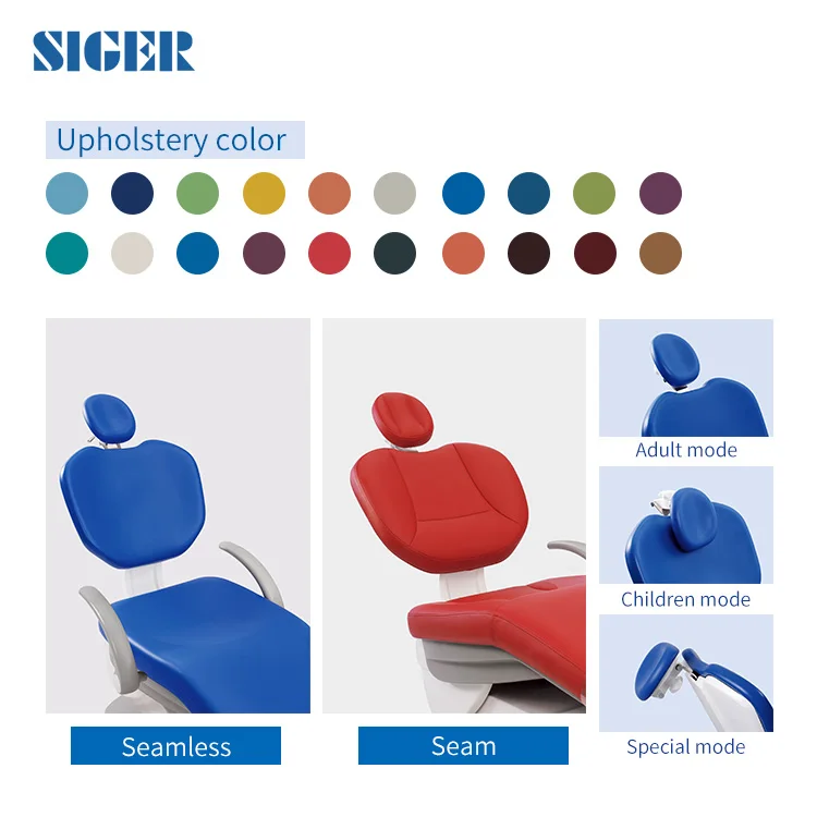 Стоматологическое кресло Siger Medical S30, заводской поставщик, полный интегральный полнофункциональный стоматологический блок класса I со светодиодной подсветкой для клиники