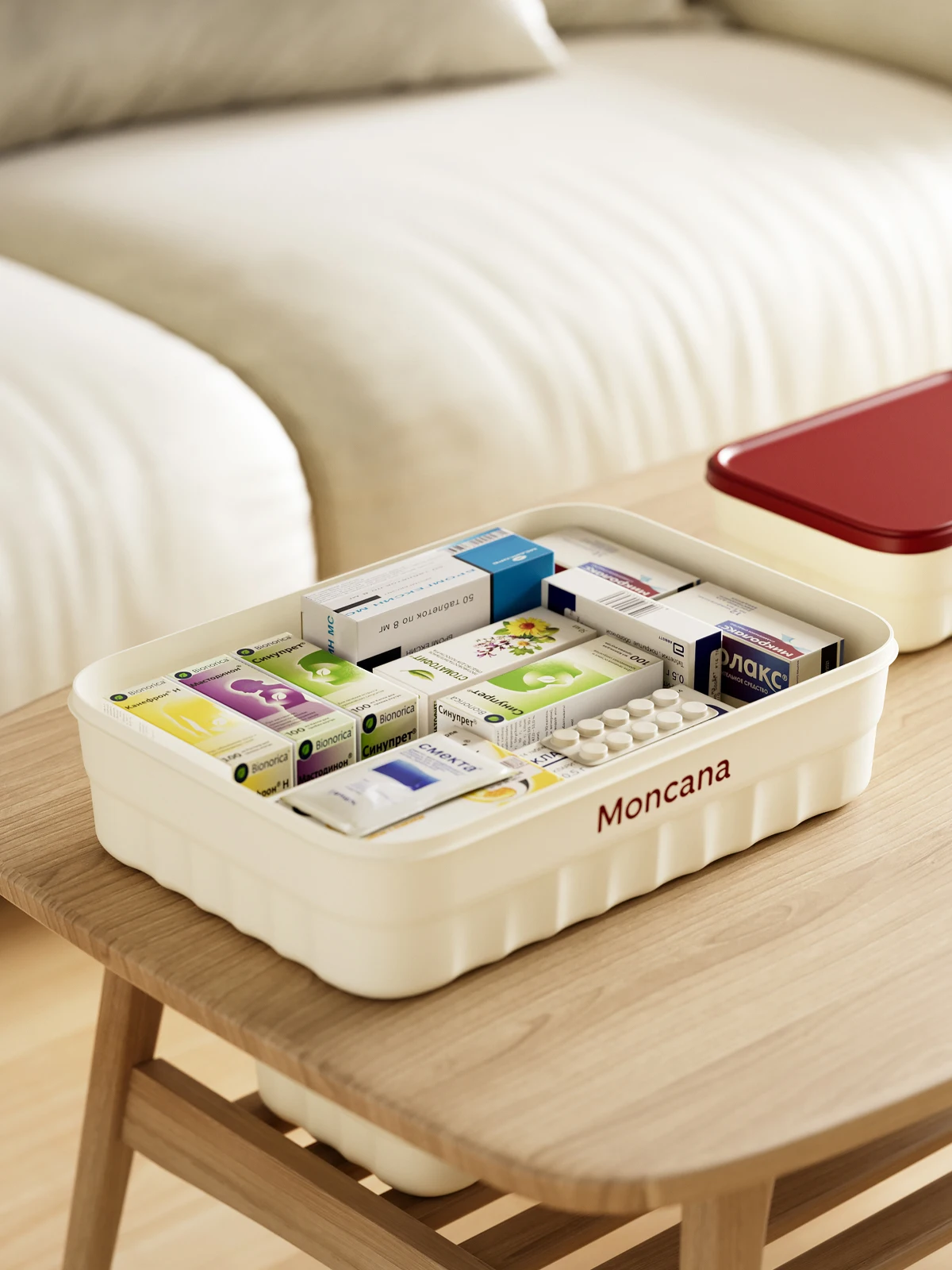 Three Colors Boxes With Lids Plastic Clothes Pants Storage Box storage for organizing Vertical pattern storage basket