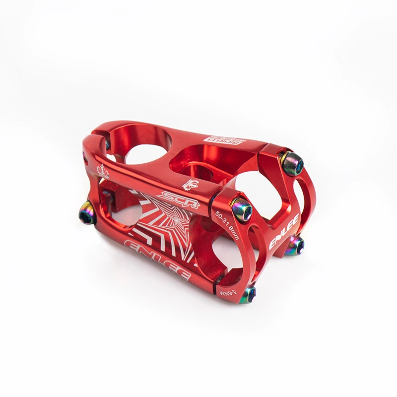 
ENLEE Road Bike Stem BMX DH AM XC 31.8*50mm Ultra Light Short Stem MTB Bike Parts Accessories Bicycle Handlebar Stem 