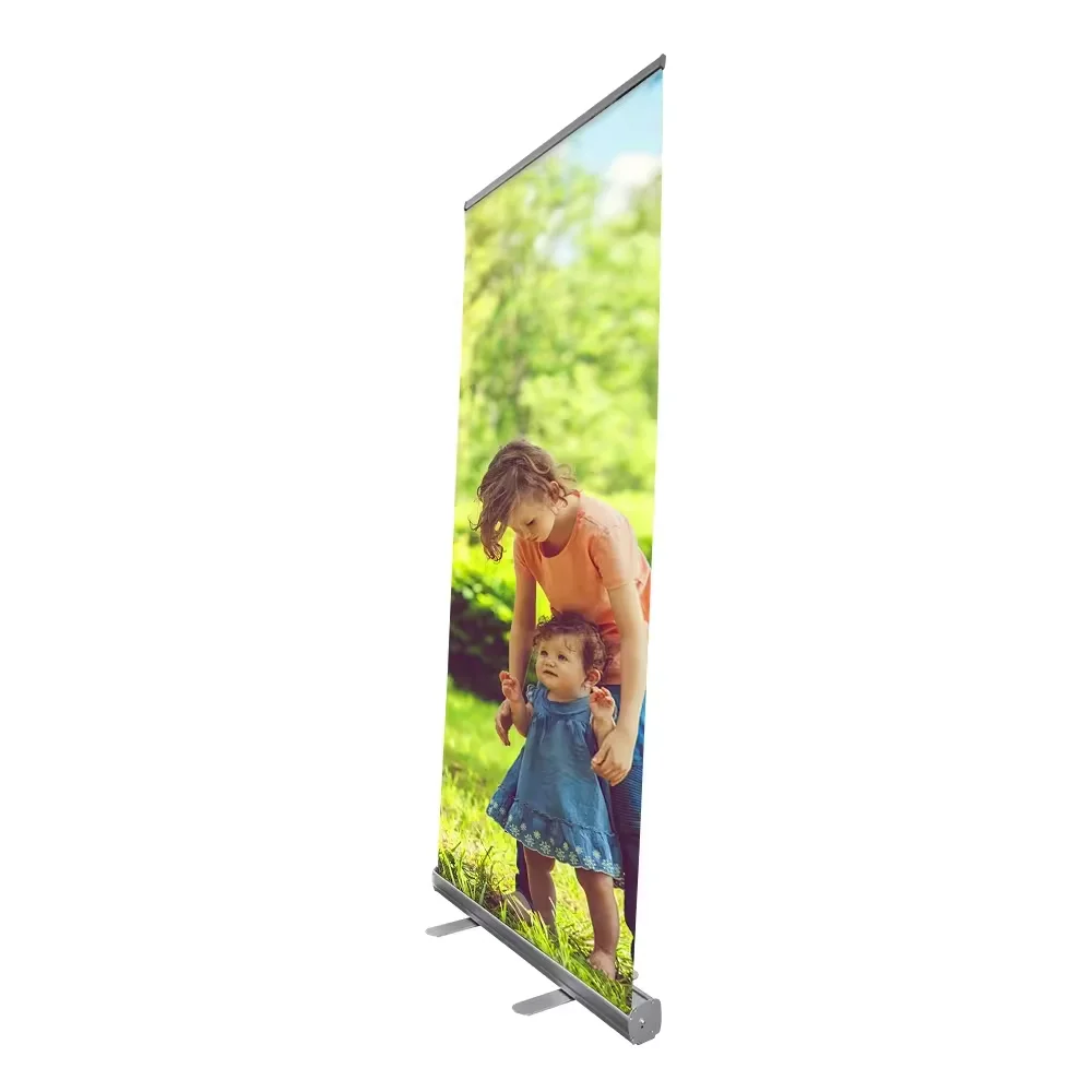 Advertising Promotion Portable Flex Reusable Display Stand Mesh Backdrop pull up banner
