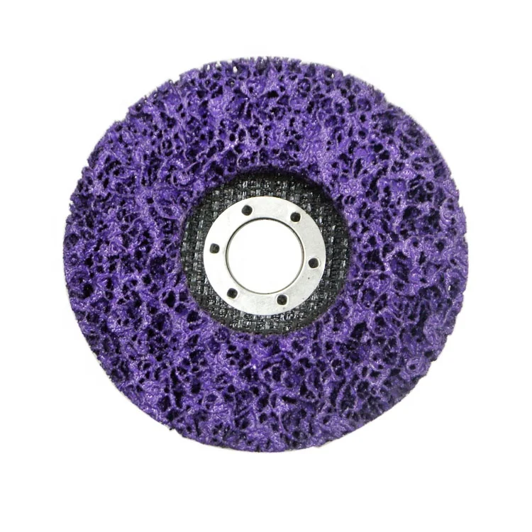 SATC Cleaning battery Diameter 4-1/2' CBS Clean/Strip Disc for Angle Grinders, Purple, 115mm