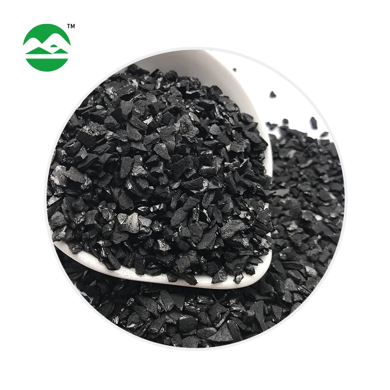 6x12Mesh активированный уголь Кокосовая оболочка для извлечения золота восстановление золота для золотых шахт