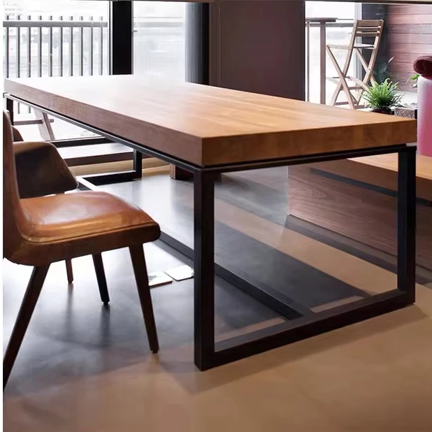 Modern Fashion Solid Wooden Lacquer Conference Table