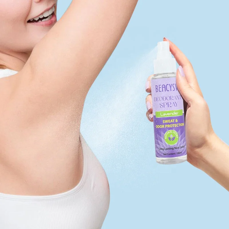 Coconut & Vanilla Deodorant Sprays for Body Mineral Deodorant Spray Unscented