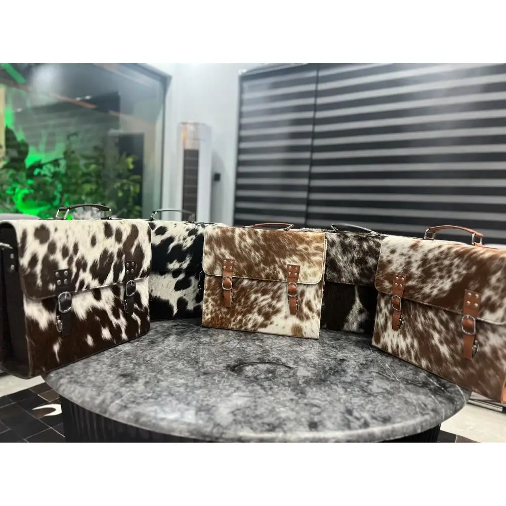 New Arrival Fancy Spacious Cowhide Laptop Briefcase Hand Bag Travel documents bags From Indian Manufacturer And Supplier