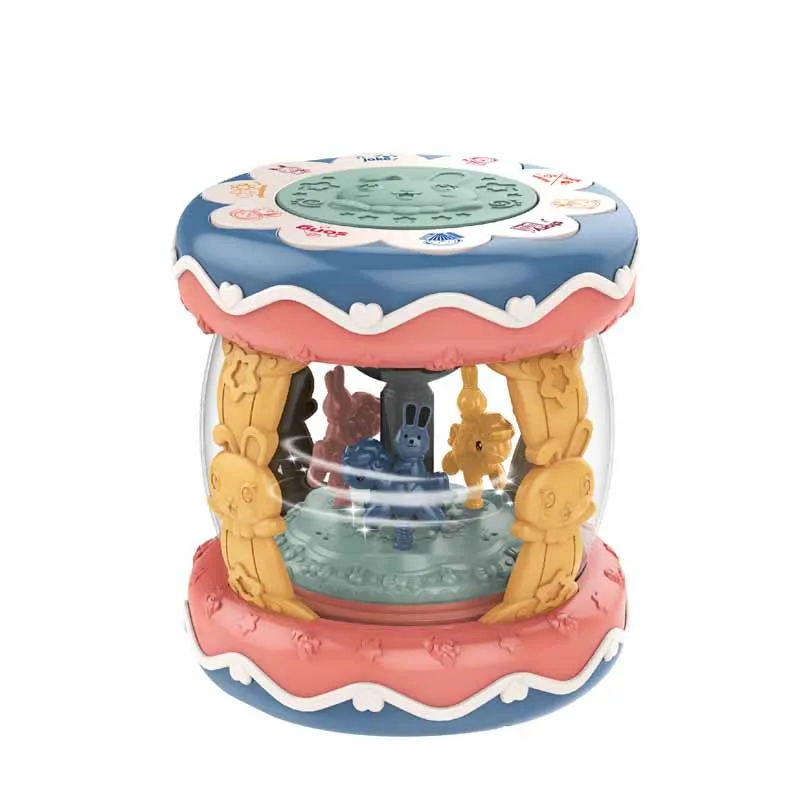 Eco-friendly mini electronic drum for learning game baby educational music drum for carousel